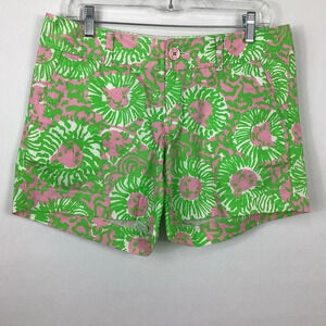 Lilly Pulitzer Sunnyside Lion Print Callahan Short Size 6